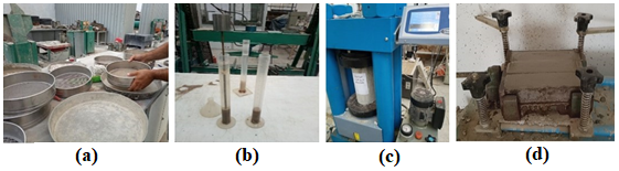 Figure 2. Testing Mechanical Properties of The Material.