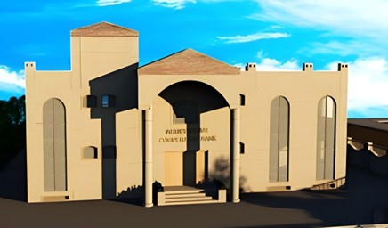 Figure 11. First Proposed Architectural Design Alternative for the Rehabilitated Building.