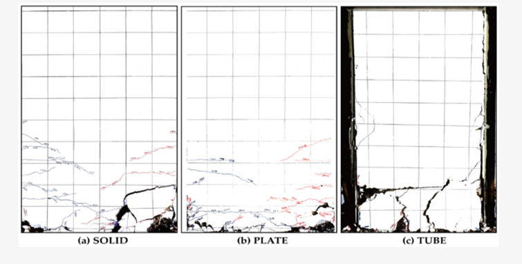 Figure 6. CRACK Pattern of Specimens after Experiment. (Kim et al., 2021)