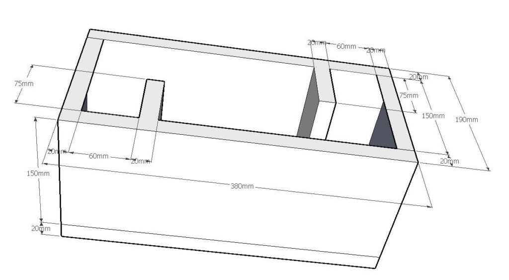 Figure 5. Shear Mould Dimensions