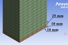 Figure 4. Meshing Strategy of RC Column.